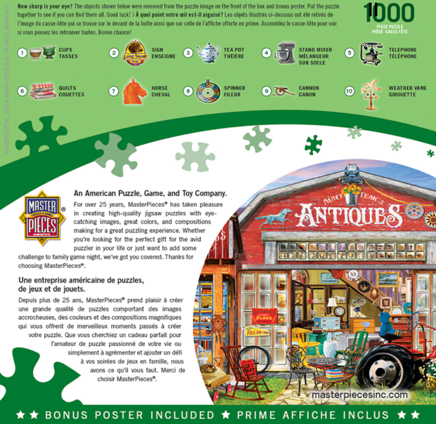PFG Seek & Find - Antiques for Sale (Usage/Used - PUZZLES FOR GOOD)